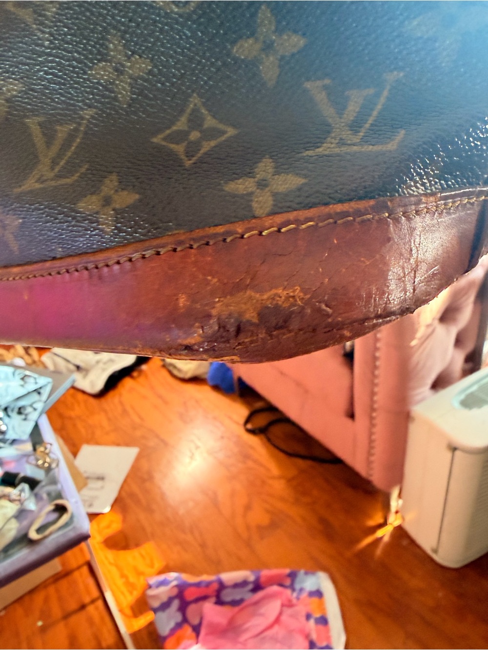 Louis Vuitton Monogram Alma PM Top Handle Bag - Brown/Tan - Picture 4 of 4